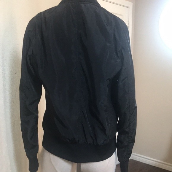 Zara Men Bomber Jacket Black - Picture 8 of 9